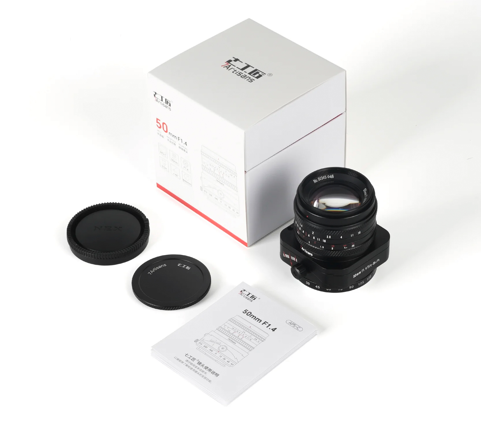 Объектив 7Artisans Tilt-Shift 50mm F1.4 Sony E