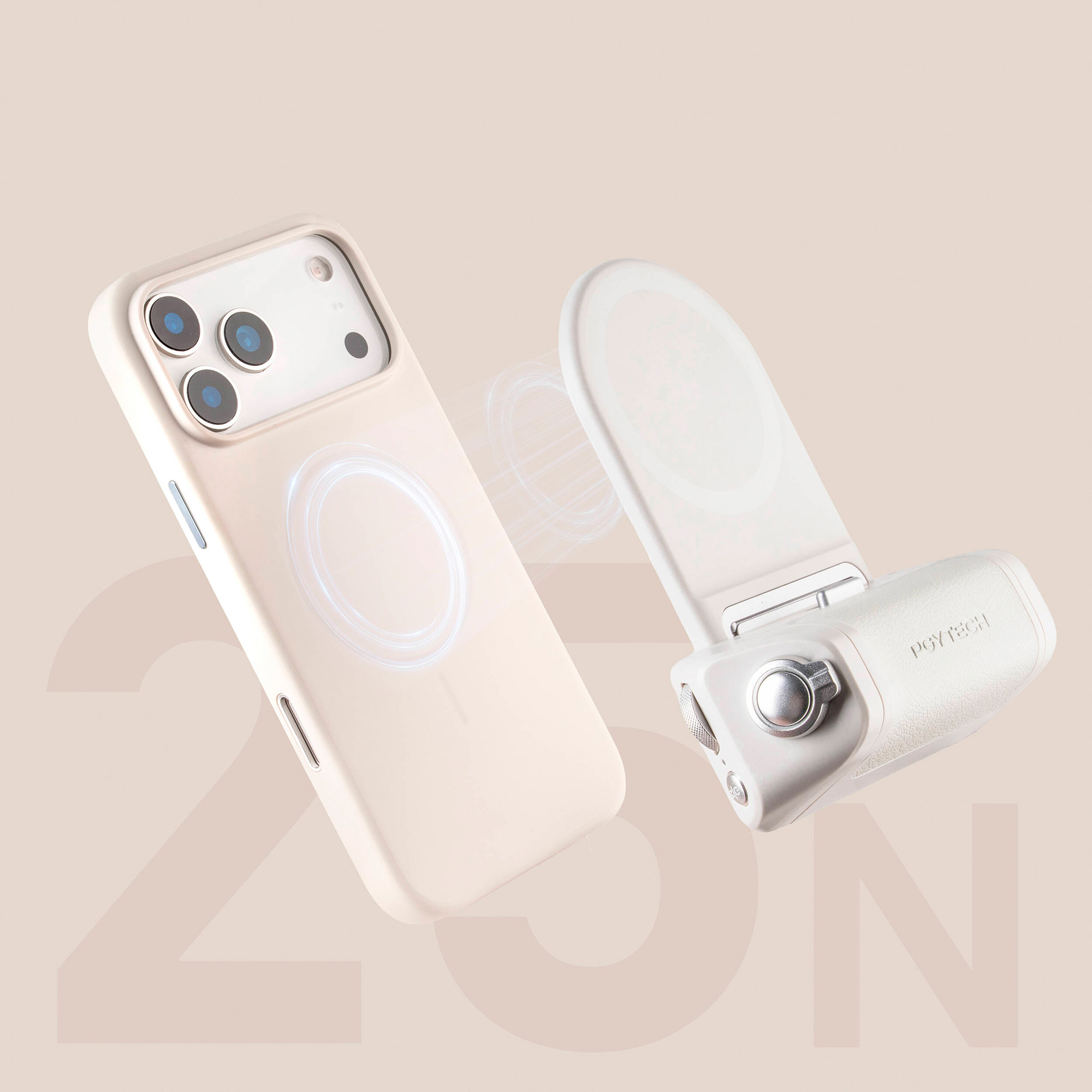 Рукоятка для смартфона PGYTECH MagCam 2 Phone Grip Classic Black, MagSafe