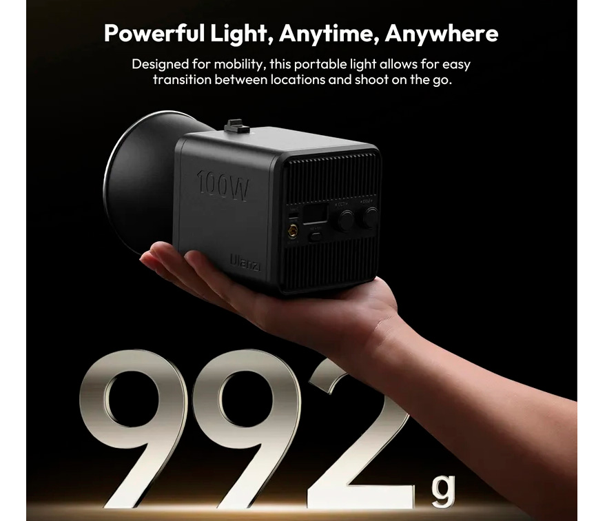 Осветитель Ulanzi ML100RGB 100W, 2700-6500К, 100 Вт, mini Bowens