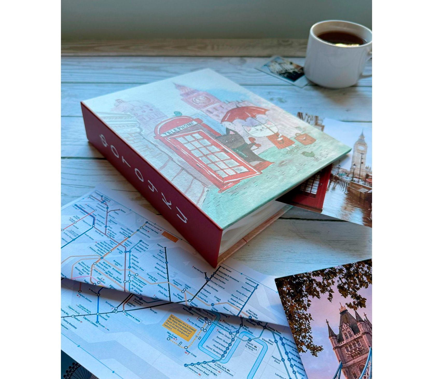 Фотоальбом Полином 10х15 см 200 фото, Приключения хвостиков в Лондоне