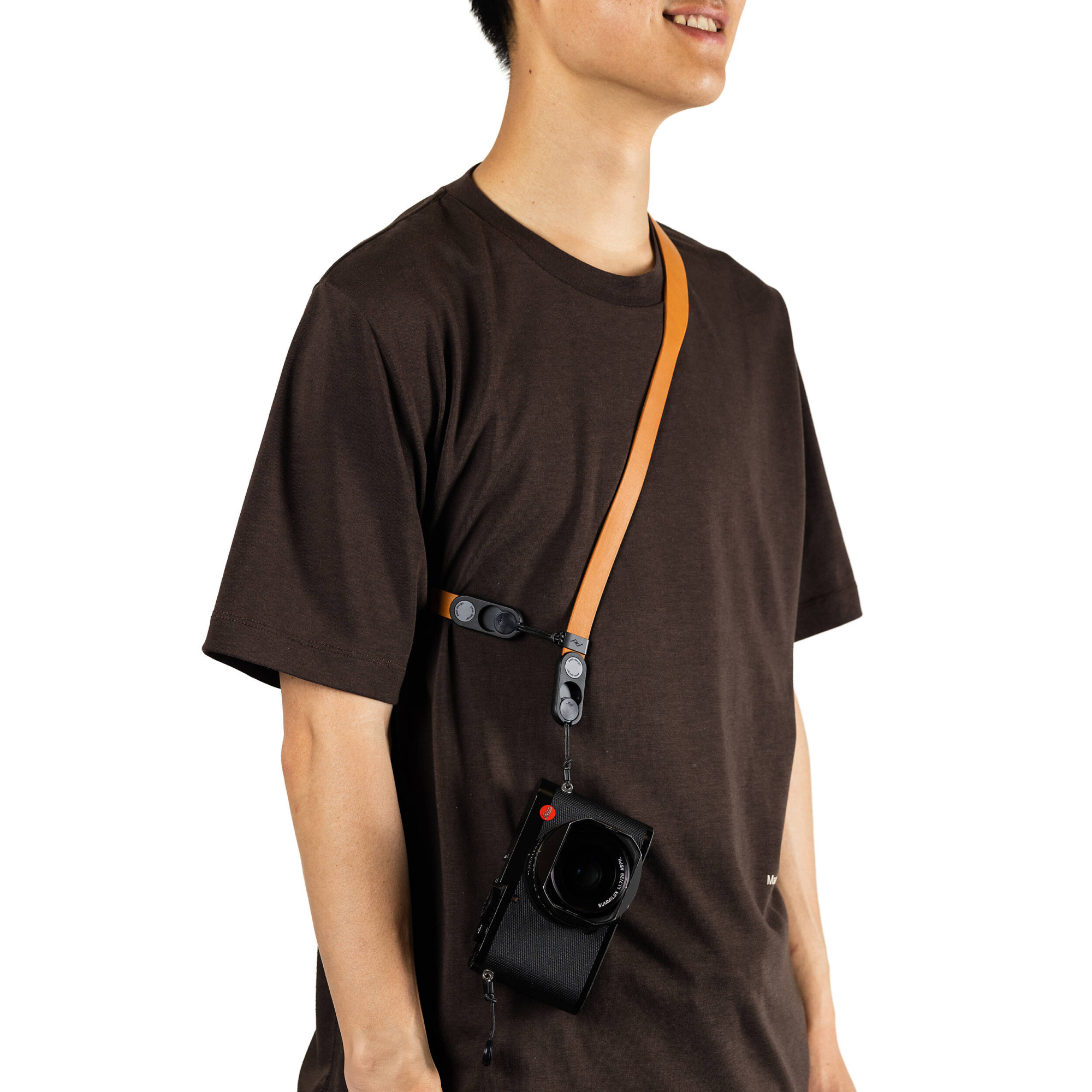 Ремень Peak Design Form Leather Short Amber, янтарный
