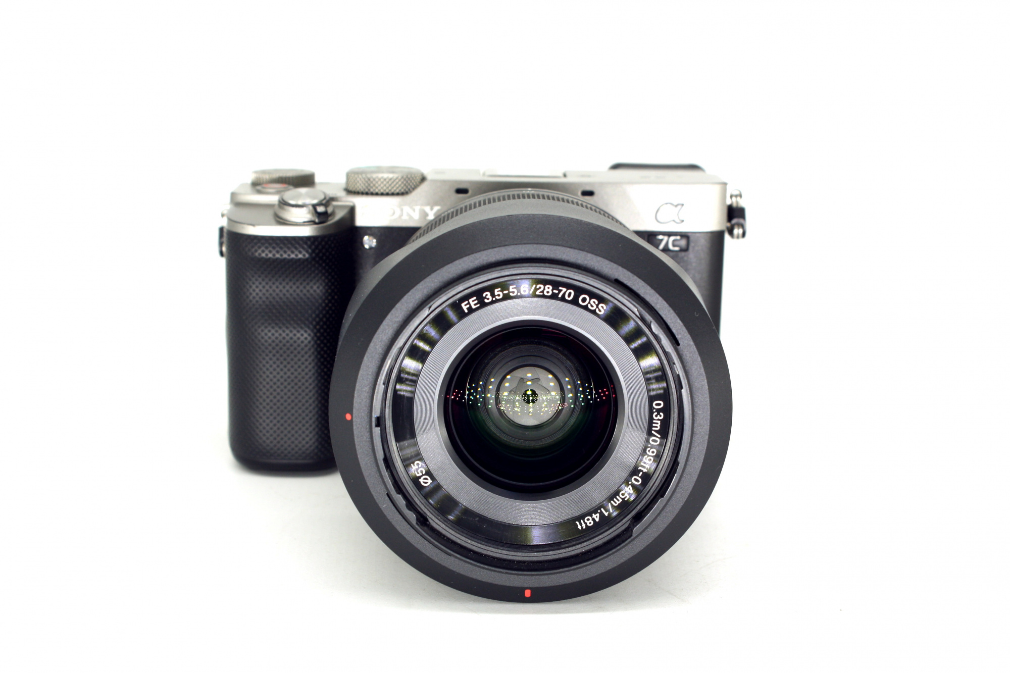 Беззеркальный фотоаппарат Sony a7C Kit 28-70mm, серебристый (состояние 3) (б/у)