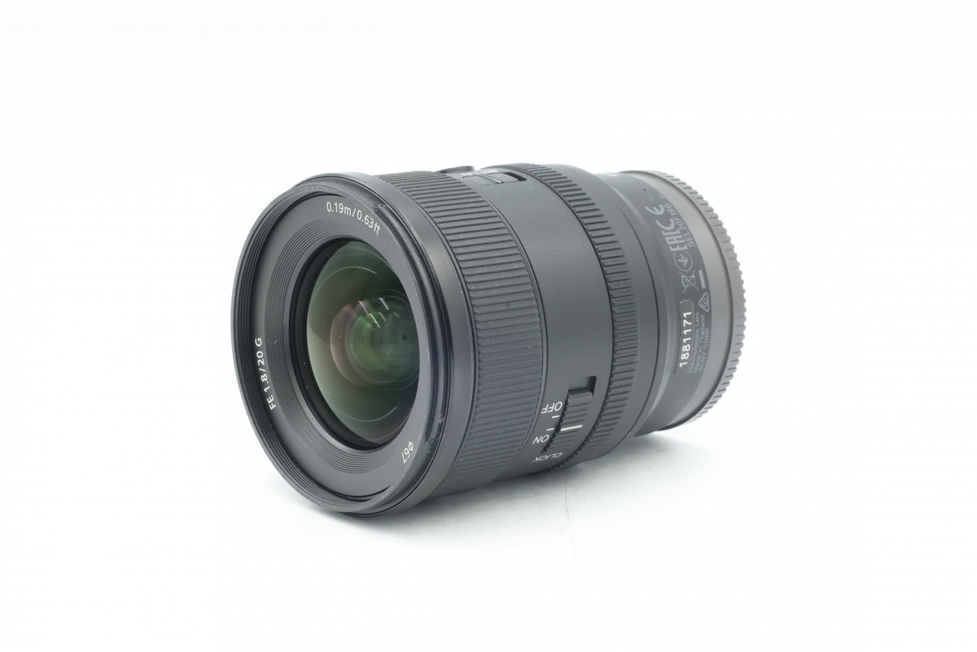 Объектив Sony FE 20mm f/1.8 G (состояние 5) (б/у)