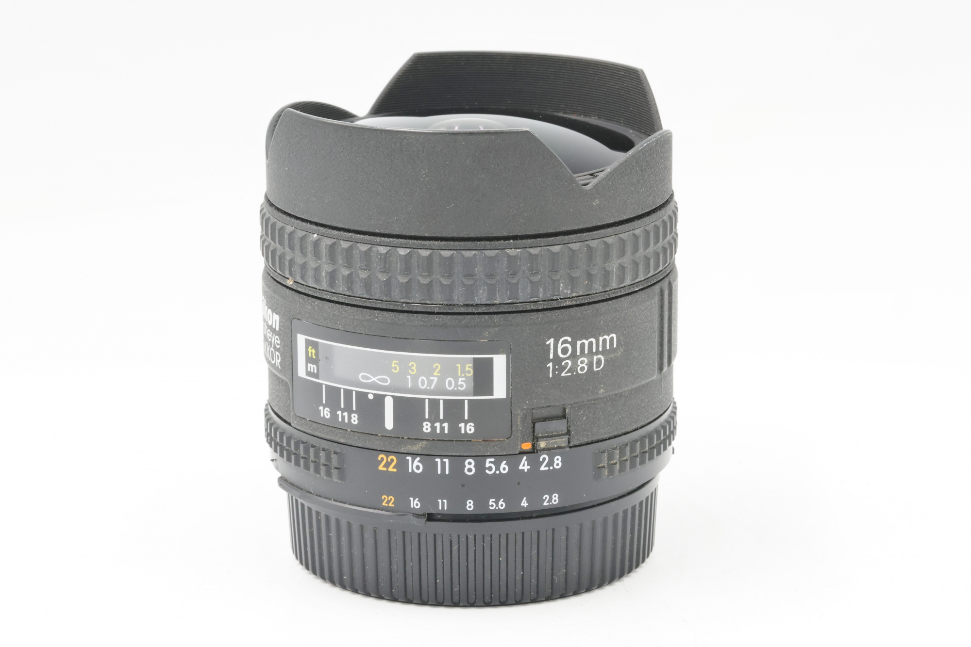 Объектив Nikon 16mm f/2.8D AF Fisheye-Nikkor (состояние 5-) (б/у)