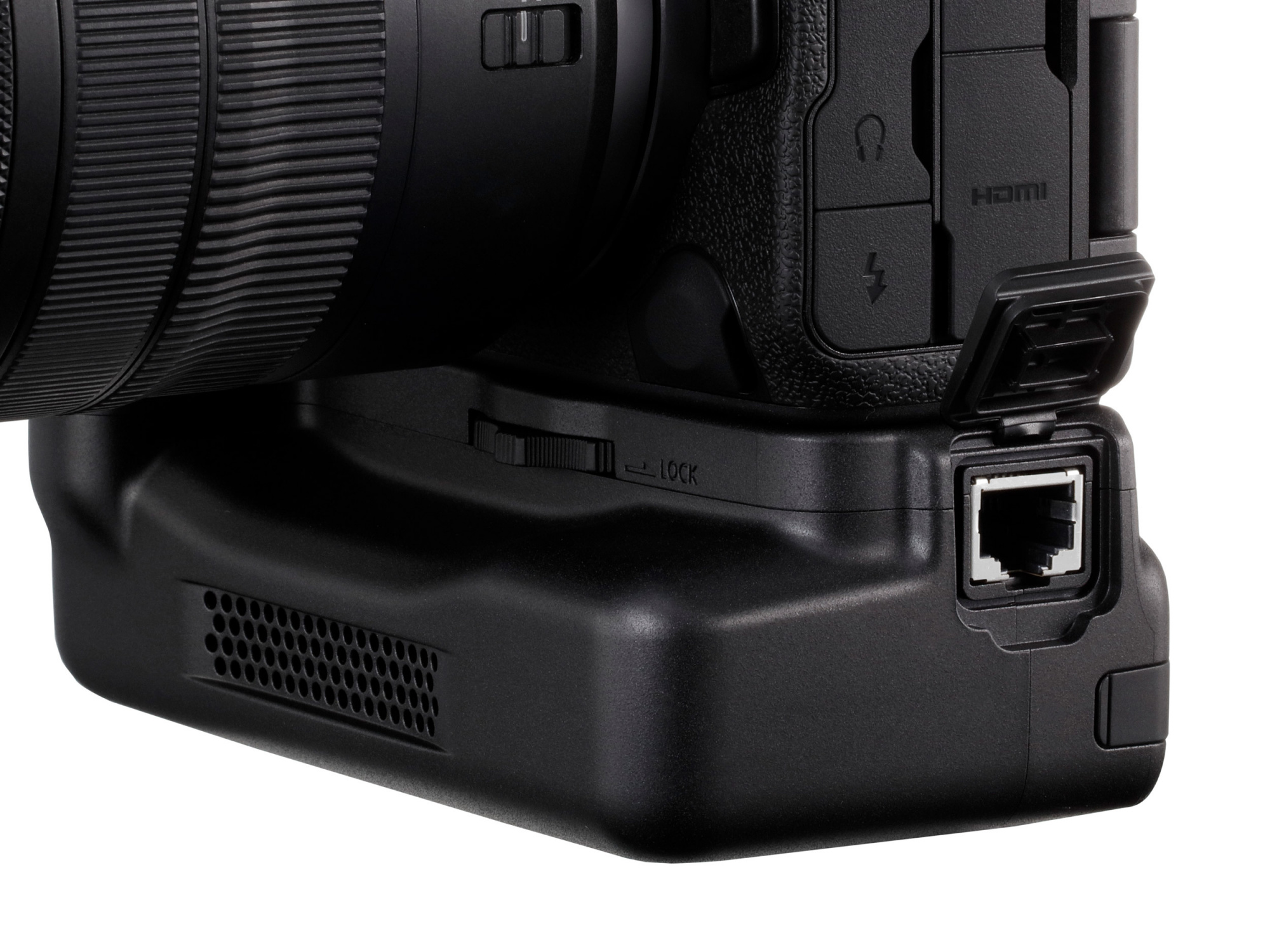 Батарейный блок Canon CF-R20EP с вентилятором и Ethernet для EOS R5 Mark II