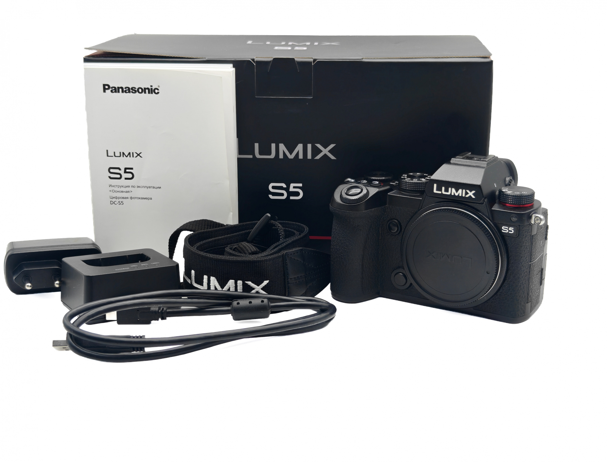 Беззеркальный фотоаппарат Panasonic Lumix S5 Body (рус. меню, состояние 5) (б/у)