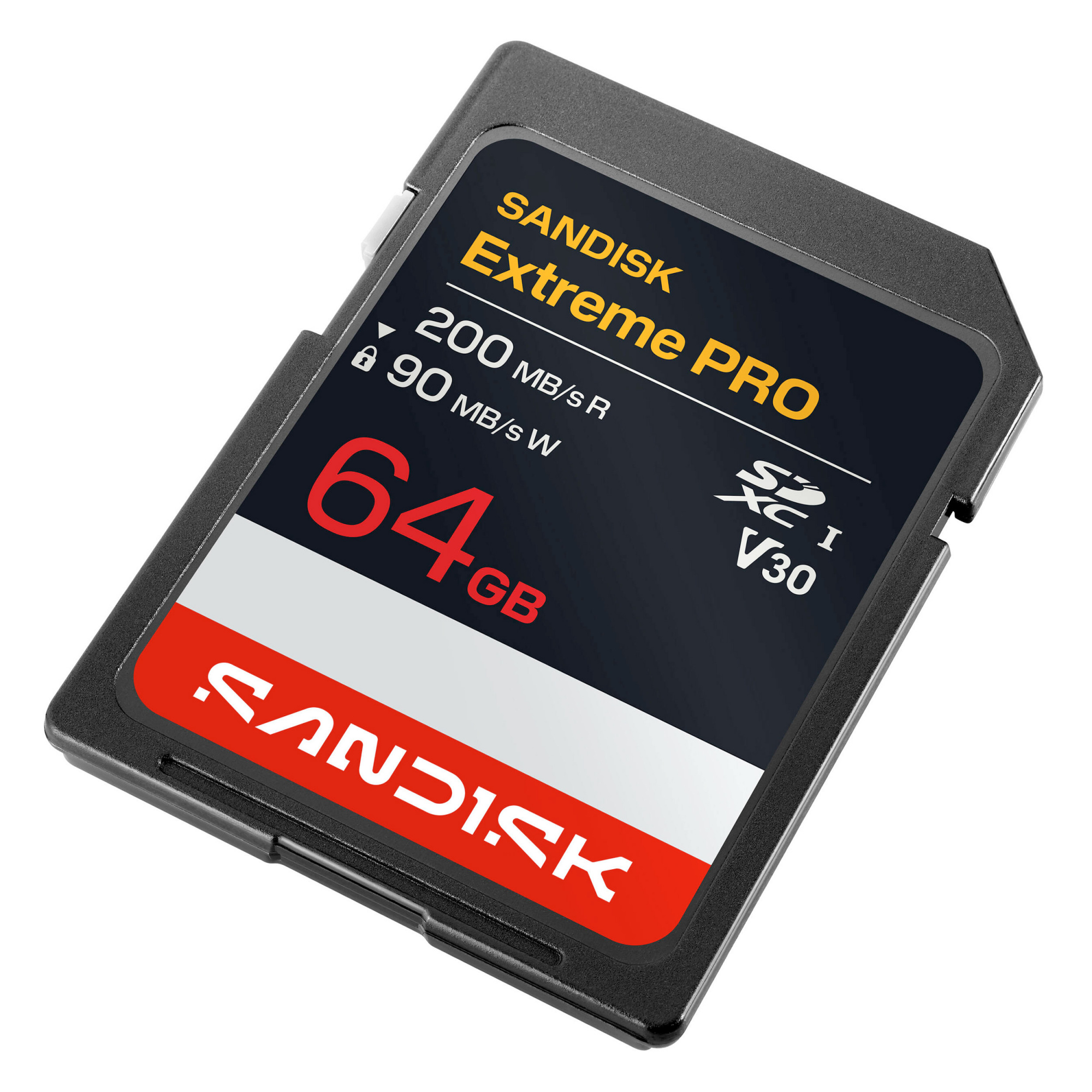 Карта памяти SanDisk SDXC 64GB Extreme Pro UHS-I V30 200/90 Mb/s