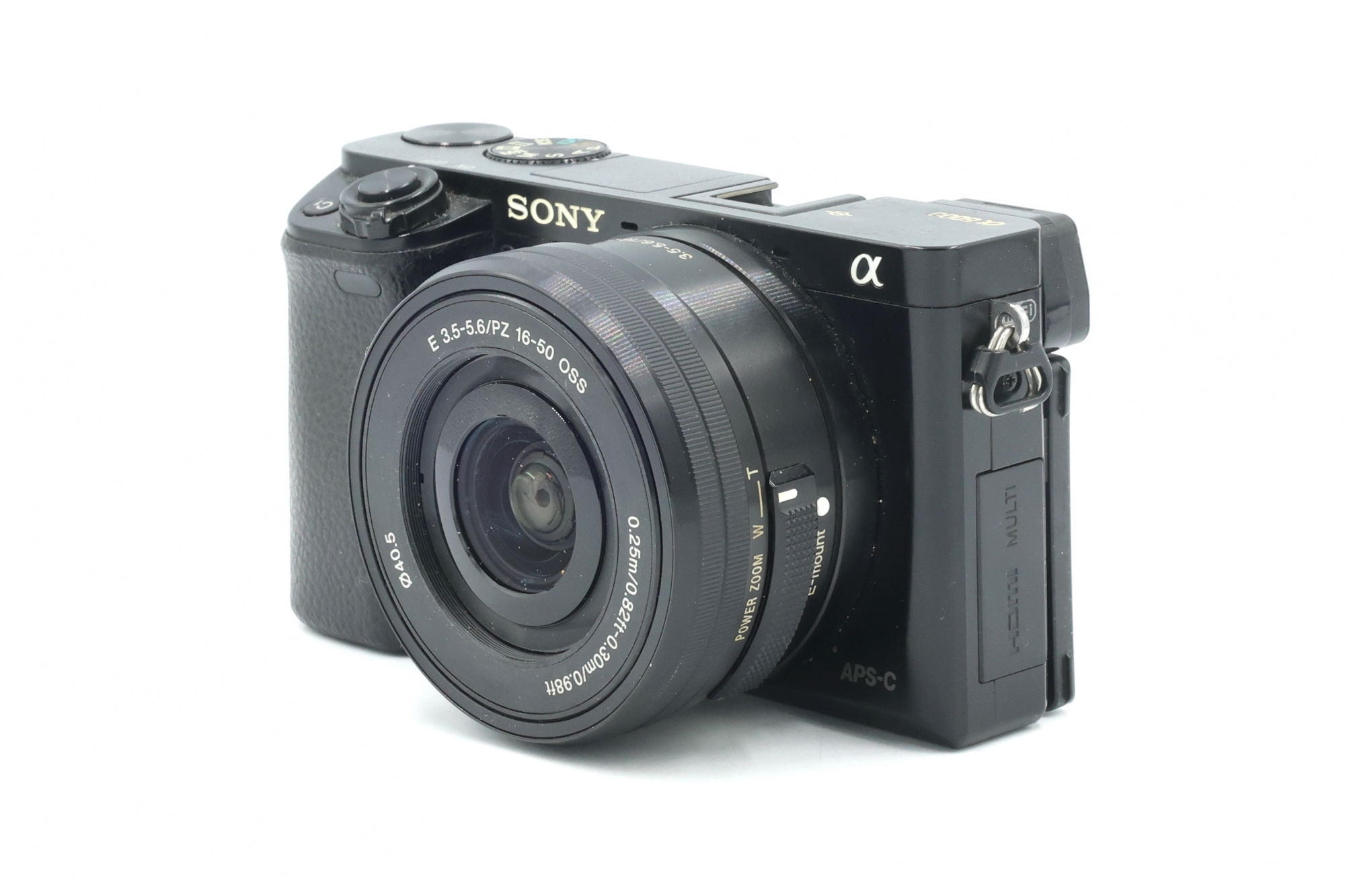 Беззеркальный фотоаппарат Sony a6000 Kit 16-50mm PZ OSS, черный (состояние 4) (б/у)