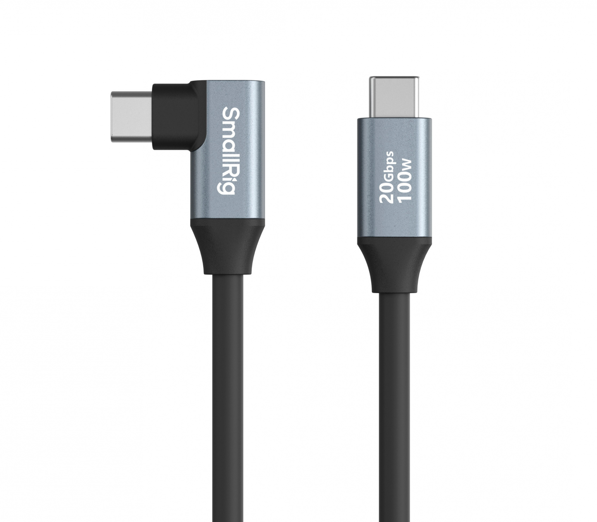 Кабель SmallRig 4791, USB-C / USB-C, 100 Вт, 60 см, г-образный штекер, черный