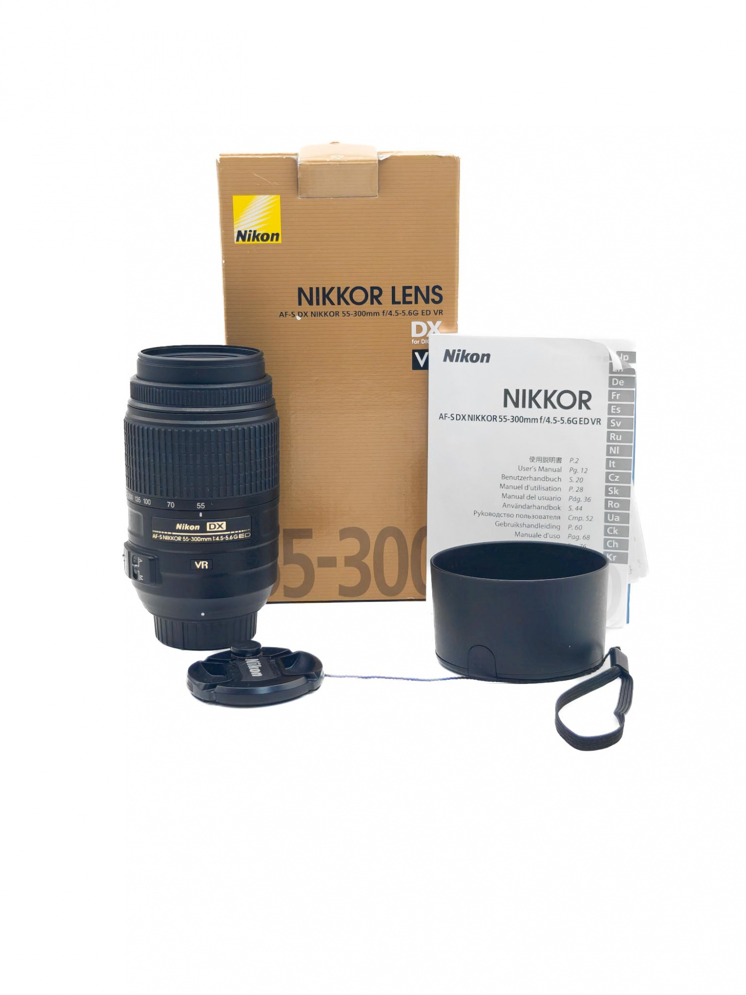 Объектив Nikon AF-S 55-300mm f/4.5-5.6G ED VR DX (состояние 5) (б/у)