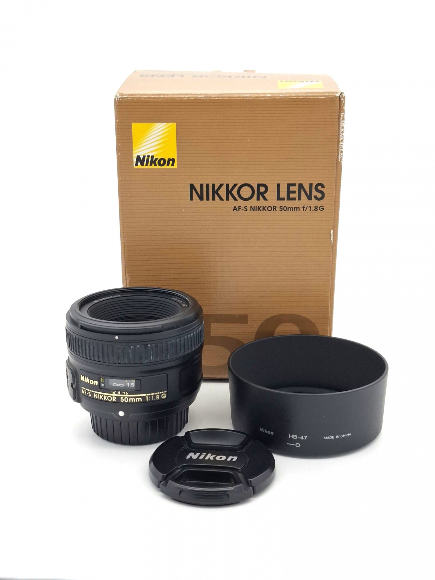 Объектив Nikon AF-S 50mm f/1.8G (состояние 5-) (б/у)