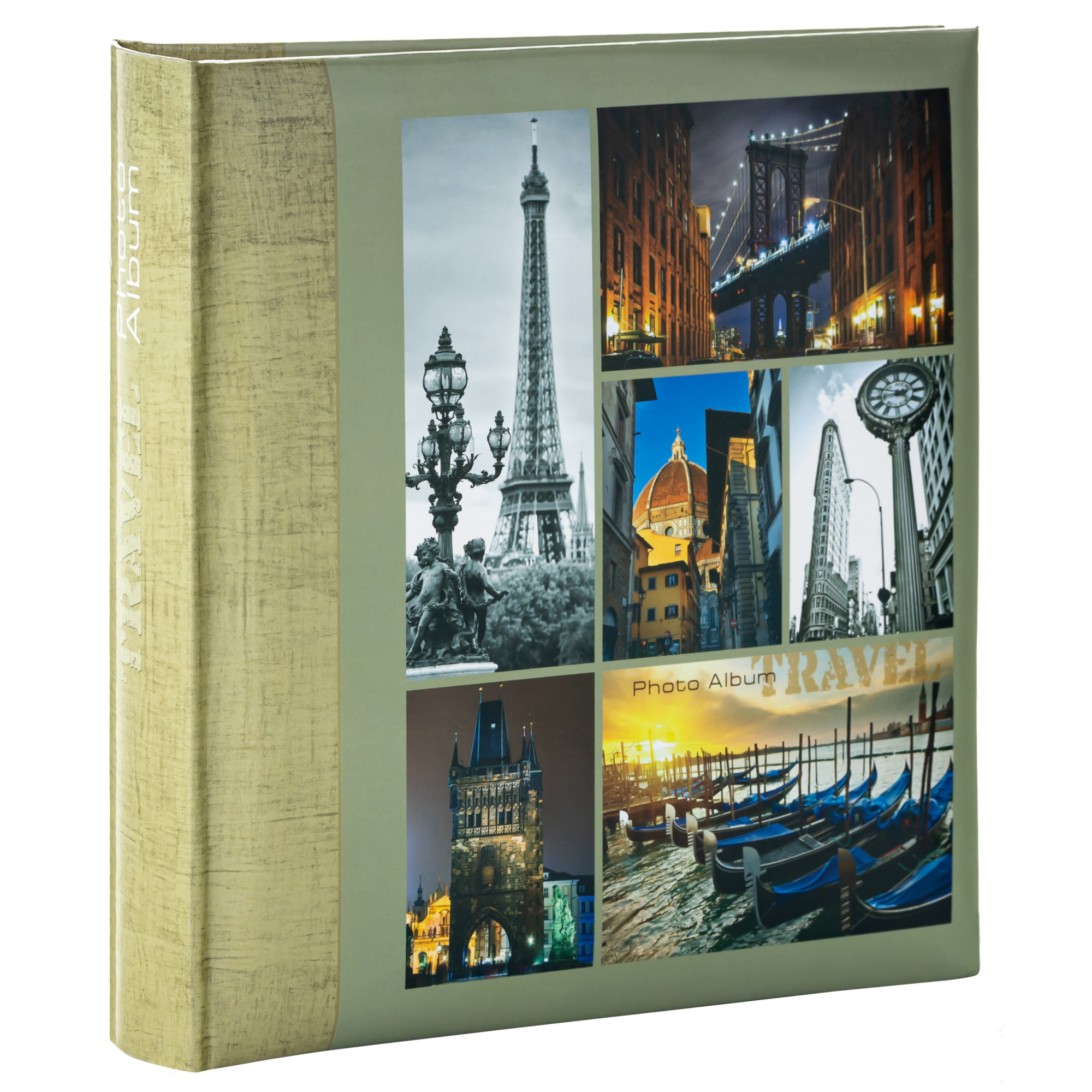 Фотоальбом Fotografia 10x15 см 200 фото, книжный переплет, «Путешествие», FA-BBM200-405